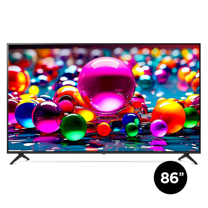 LG 86UA7700PUA | Téléviseur 86" - 4K Ultra HD - DEL - Série UA7700 - HDR - Smart WebOS - 60 Hz natif - Processeur IA a7 Gen8 4K - Noir-SONXPLUS.com