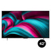 LG OLED42C5PUA | Téléviseur 42" 4K OLED - 120Hz - Série C5 - Processeur IA a9 4K Gen8 - Noir-SONXPLUS.com