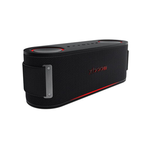 LG xboom Bounce | Haut-parleur portatif - Bluetooth - IP67 - Éclairage AI - Noir-SONXPLUS.com