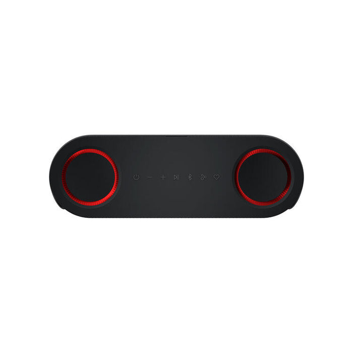 LG xboom Bounce | Haut-parleur portatif - Bluetooth - IP67 - Éclairage AI - Noir-SONXPLUS.com