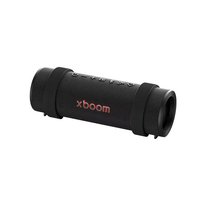 LG xboom Grab | Haut-parleur portatif - Bluetooth - IP67 - Éclairage AI - Noir-SONXPLUS.com