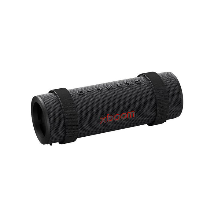 LG xboom Grab | Haut-parleur portatif - Bluetooth - IP67 - Éclairage AI - Noir-SONXPLUS.com