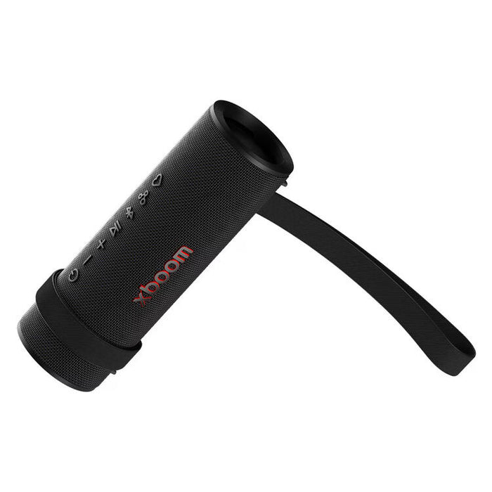 LG xboom Grab | Haut-parleur portatif - Bluetooth - IP67 - Éclairage AI - Noir-SONXPLUS.com