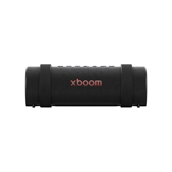 LG xboom Grab | Haut-parleur portatif - Bluetooth - IP67 - Éclairage AI - Noir-SONXPLUS.com