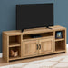 Monarch Specialties I 2744 | Meuble TV - 60" - Imitation bois - Pin d'or-SONXPLUS.com