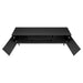 Monarch Specialties I 2781 | Meuble pour téléviseur 72'' - Base noir - Avec 2 portes simili-bois-SONXPLUS.com