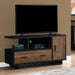 Monarch Specialties I 2803 | Meuble TV - 48" - Avec rangement - Imitation bois - Brun/Noir-SONXPLUS.com