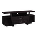 Monarch Specialties I2720 | Meuble TV - 60" - 2 Tiroirs de rangement - Espresso-SONXPLUS.com