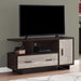 Monarch Specialties I2805 | Meuble TV - 48" - 1 Tiroir - 1 Armoire - Espresso/Taupe-SONXPLUS.com