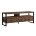 Monarch Specialties I2820 | Meuble TV - 60" - 3 Tiroirs - Brun foncé-SONXPLUS.com