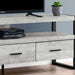 Monarch Specialties I2821 | Meuble TV - 60" - 3 Tiroirs - Gris-SONXPLUS.com