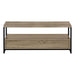 Monarch Specialties I2872 | Meuble TV - 48" - 2 Tiroirs de rangement - Taupe foncé-SONXPLUS.com
