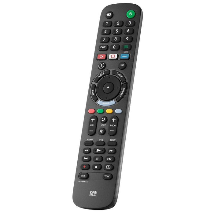 One for All URC4812R | Télécommande de remplacement direct pour tout téléviseur Sony - Série Replacement - Noir-SONXPLUS.com
