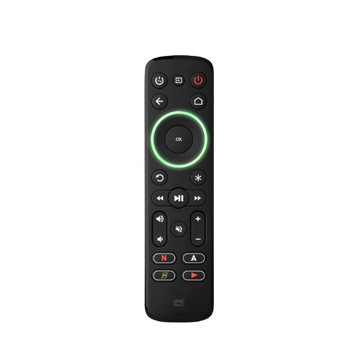 One for All URC7935R | Télécommande universelle intelligente pour téléviseur, appareil de streaming et barre de son - Série Smart - Noir-SONXPLUS.com