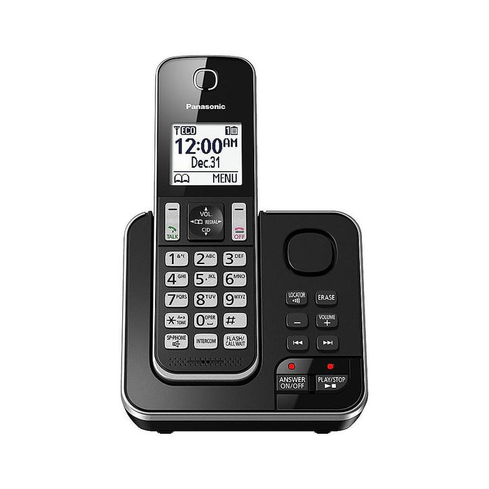 Panasonic KX-TGD390B | Téléphone sans fil - 1 combiné - Répondeur - Noir-SONXPLUS.com