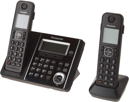 Panasonic KX-TGF342B | Téléphone sans fil - 2 combinés - Répondeur - Noir-SONXPLUS.com