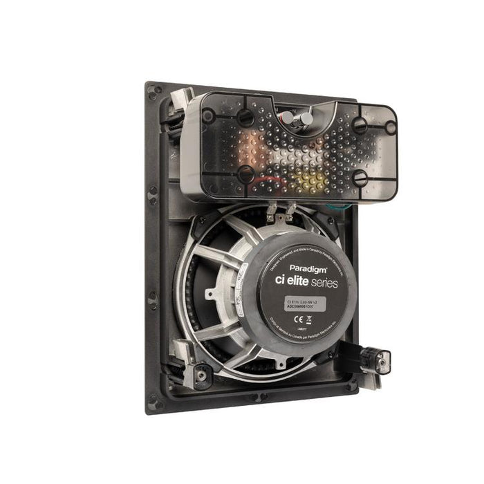 Paradigm CI Elite E80-IW V2 | Haut-parleur encastré - Mural - SHOCK-MOUNT - Noir - Surface prête à peindre - Unité-SONXPLUS.com