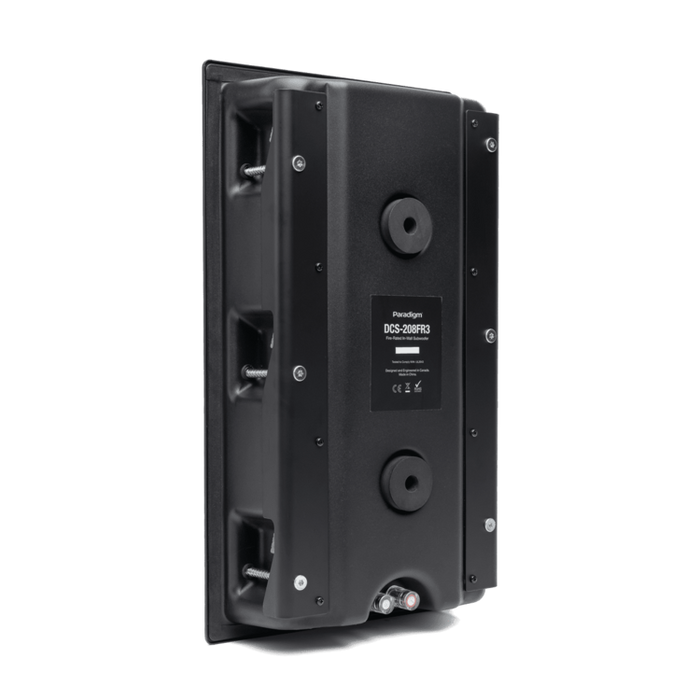 Paradigm DCS-208FR3 | Caisson de Graves "Sub" - Encastré - Mural - Série Défiance - Boîtier résistant au feu - Blanc - Surface prête à peindre-SONXPLUS.com