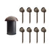 Paradigm Garden Oasis Essentials System | Ensemble d'Haut-parleurs Extérieur - 8 Haut-parleurs - 1 Caisson de grave - Bronze-SONXPLUS.com