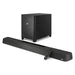 Polk MagniFi MAX AX | Système Cinéma maison 5.1.2 - Barre de son Max - 1 Caisson de graves 10" sans fil - Noir-SONXPLUS.com