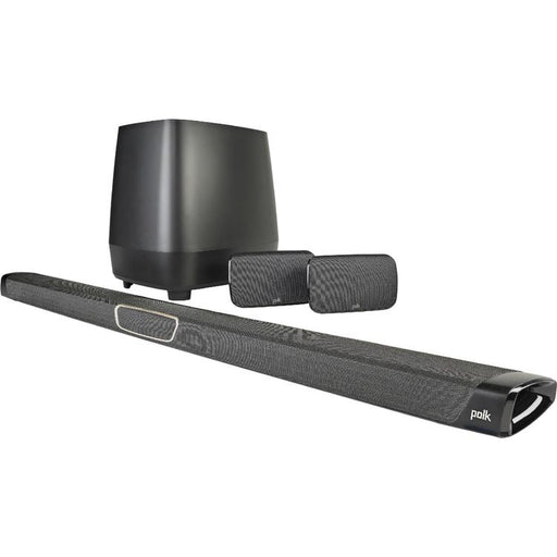 Polk MagniFi MAX SR | Système Cinéma maison 5.1 - Barre de son Max - 1 Caisson de graves sans fil - 2 Haut-parleurs surround sans fil - Noir-SONXPLUS.com