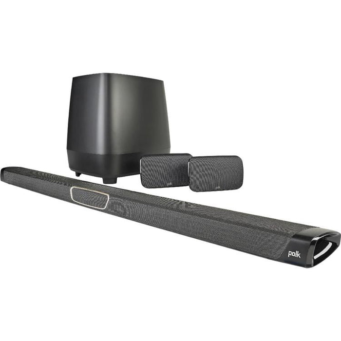 Polk MagniFi MAX SR | Système Cinéma maison 5.1 - Barre de son Max - 1 Caisson de graves sans fil - 2 Haut-parleurs surround sans fil - Noir-SONXPLUS.com