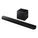 Samsung HW-Q800F | Barre de son - 5.1.2 canaux - Dolby ATMOS - Caisson de graves sans fil - 400W - Q-Symphony - Noir-SONXPLUS.com