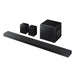 Samsung HW-QS750F | Barre de son - 5.1.2 canaux - Dolby ATMOS - Avec caisson de graves sans fil - Série Q - Bluetooth - Noir-SONXPLUS.com