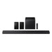 Samsung HW-QS750F | Barre de son - 5.1.2 canaux - Dolby ATMOS - Avec caisson de graves sans fil - Série Q - Bluetooth - Noir-SONXPLUS.com