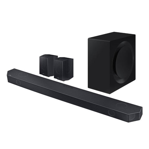Samsung HWQ990C | Barre de son - 11.1.4 canaux - Dolby ATMOS sans fil - Avec caisson de graves sans fil et Haut-parleurs arrière inclus - Série Q - 656W - Noir-SONXPLUS.com