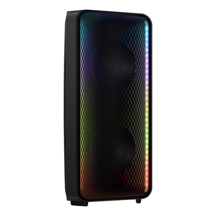 Samsung MX-ST40B | Haut-parleur portable puissant - Tour de son - Bluetooth - 160W - Bidirectionnels - Lumières à DEL - Connexion Bluetooth multiple - Noir-SONXPLUS.com