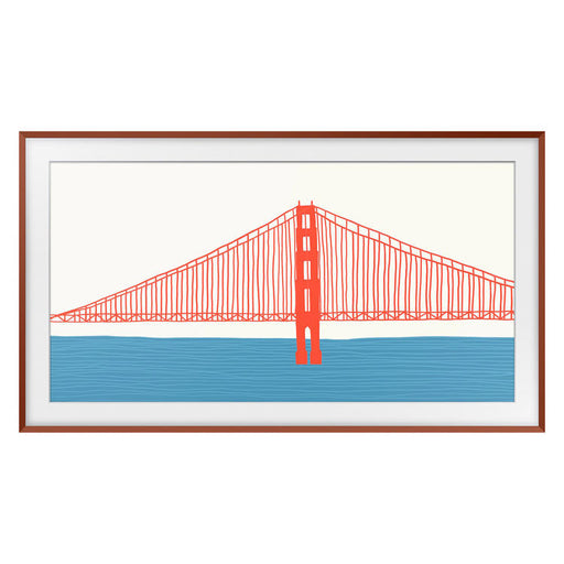 Samsung VG-SCFA55TRCZA | Contour pour téléviseur 55" The Frame - Rouge Brique-SONXPLUS.com