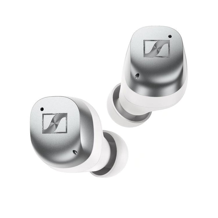 Sennheiser MOMENTUM True Wireless 4 | Écouteurs intra-auriculaires - Sans fil - Réduction adaptative du bruit - Blanc/Argent-SONXPLUS.com