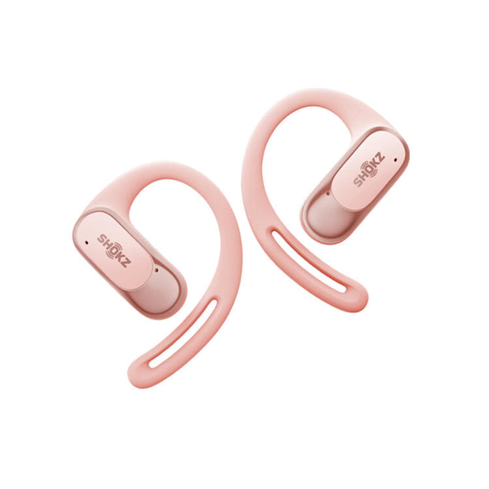 SHOKZ OpenFit Air | Écouteurs conduction osseuse - Jusqu'à 28 heures d'écoute - Bluetooth - Rose-SONXPLUS.com