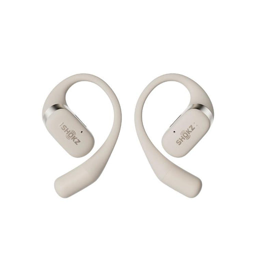 SHOKZ OpenFit | Écouteurs à oreilles ouvertes - Jusqu'à 28 heures d'écoute - Bluetooth - Beige-SONXPLUS.com