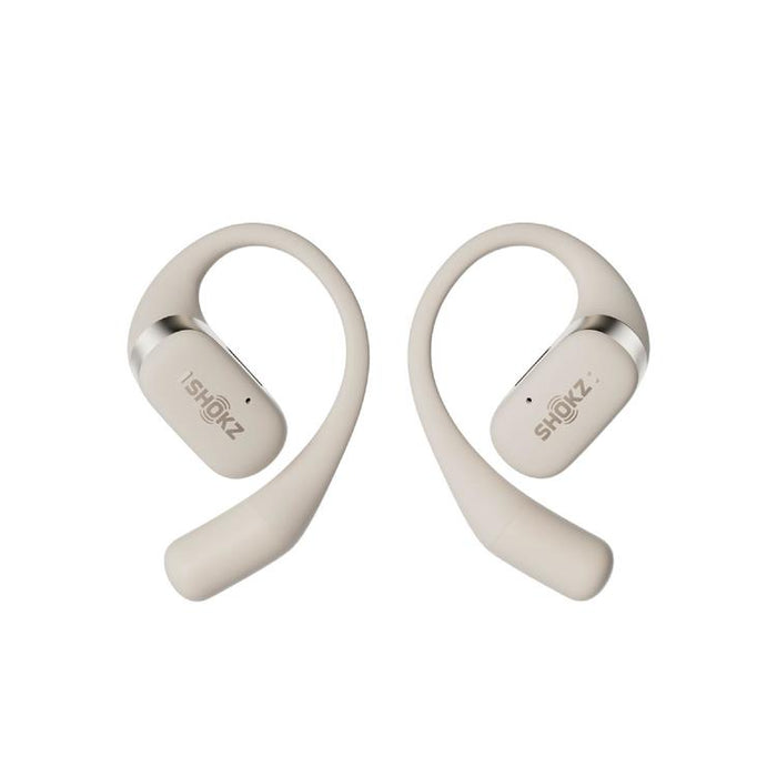 SHOKZ OpenFit | Écouteurs à oreilles ouvertes - Jusqu'à 28 heures d'écoute - Bluetooth - Beige-SONXPLUS.com