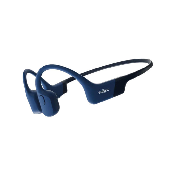 SHOKZ OpenRun | Écouteurs à conduction osseuse - Sport - Bluetooth - 8 Heures d'autonomie - Bleu-SONXPLUS.com