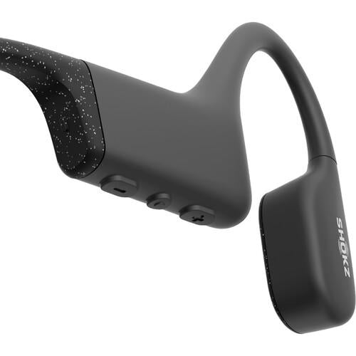 SHOKZ OpenSwim | Écouteurs à conduction osseuse - Pour Natation - Sans fil - Étanchéité IP68 - 8 Heures d'autonomie - Noir-SONXPLUS.com