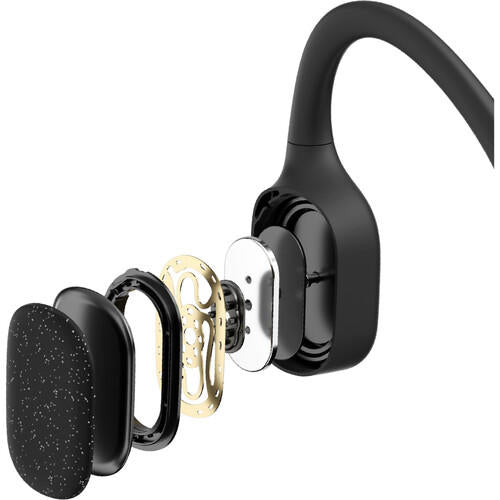 SHOKZ OpenSwim | Écouteurs à conduction osseuse - Pour Natation - Sans fil - Étanchéité IP68 - 8 Heures d'autonomie - Noir-SONXPLUS.com