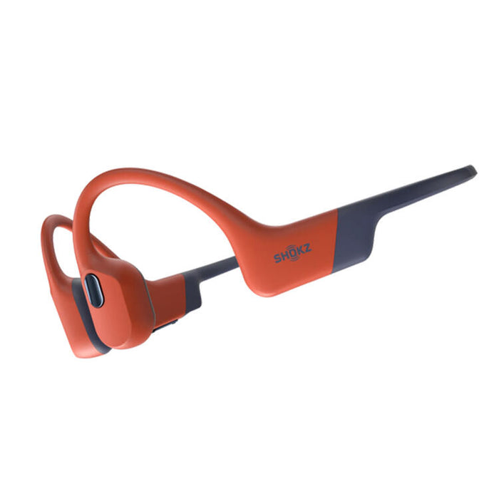 SHOKZ OpenSwim Pro | Écouteurs à conduction osseuse - Pour Natation - Bluetooth - IP68 - 9 Heures d'autonomie - Rouge-SONXPLUS.com