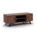 Sonora S40V55MB | Meuble téléviseur - 2 Armoires - 55" de large - Brun moyen-SONXPLUS.com