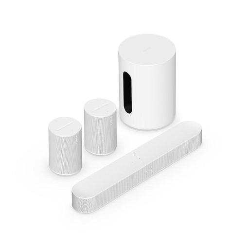 Sonos | Ensemble immersif avec Beam - Sub Mini - Era 100 - Blanc-SONXPLUS.com