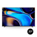 Sony BRAVIA 8 K-77XR80 | Téléviseur 77" - OLED - 4K HDR - 120Hz - Série XR80 - Google TV-SONXPLUS.com