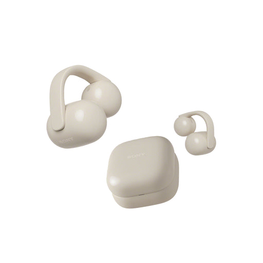 Sony Linkbuds Clip | Écouteurs intra-auriculaire - Sans-fil - Crème | 01 | Sonxplus