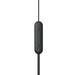Sony WI-C100 | Écouteurs intra-auriculaires - Sans fil - Bluetooth - Autour du cou - Microphone - IPX4 - Noir-SONXPLUS.com