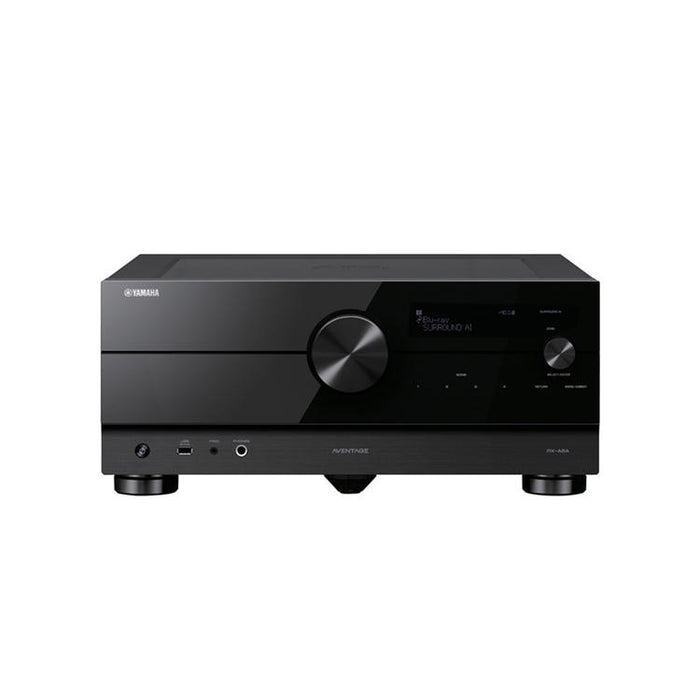 Yamaha RXA8A | Récepteur AV cinéma maison 11.2 - Série Aventage - HDMI 8K - MusicCast - HDR10+ - 150W X 11 avec Zone 3 - Noir-SONXPLUS.com