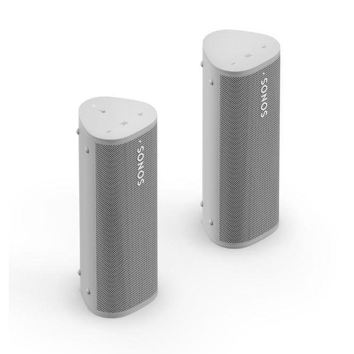 Sonos | Ensemble Aventure - 2 Haut-parleurs Roam portatifs - Bluetooth - Étanche - Blanc-SONXPLUS.com